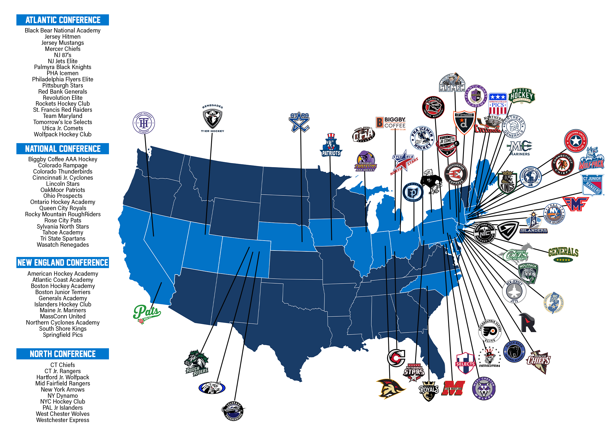 THF USA Map